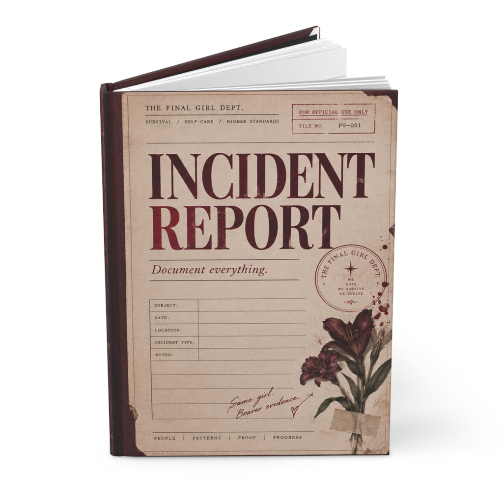Incident Report Hardcover Journal