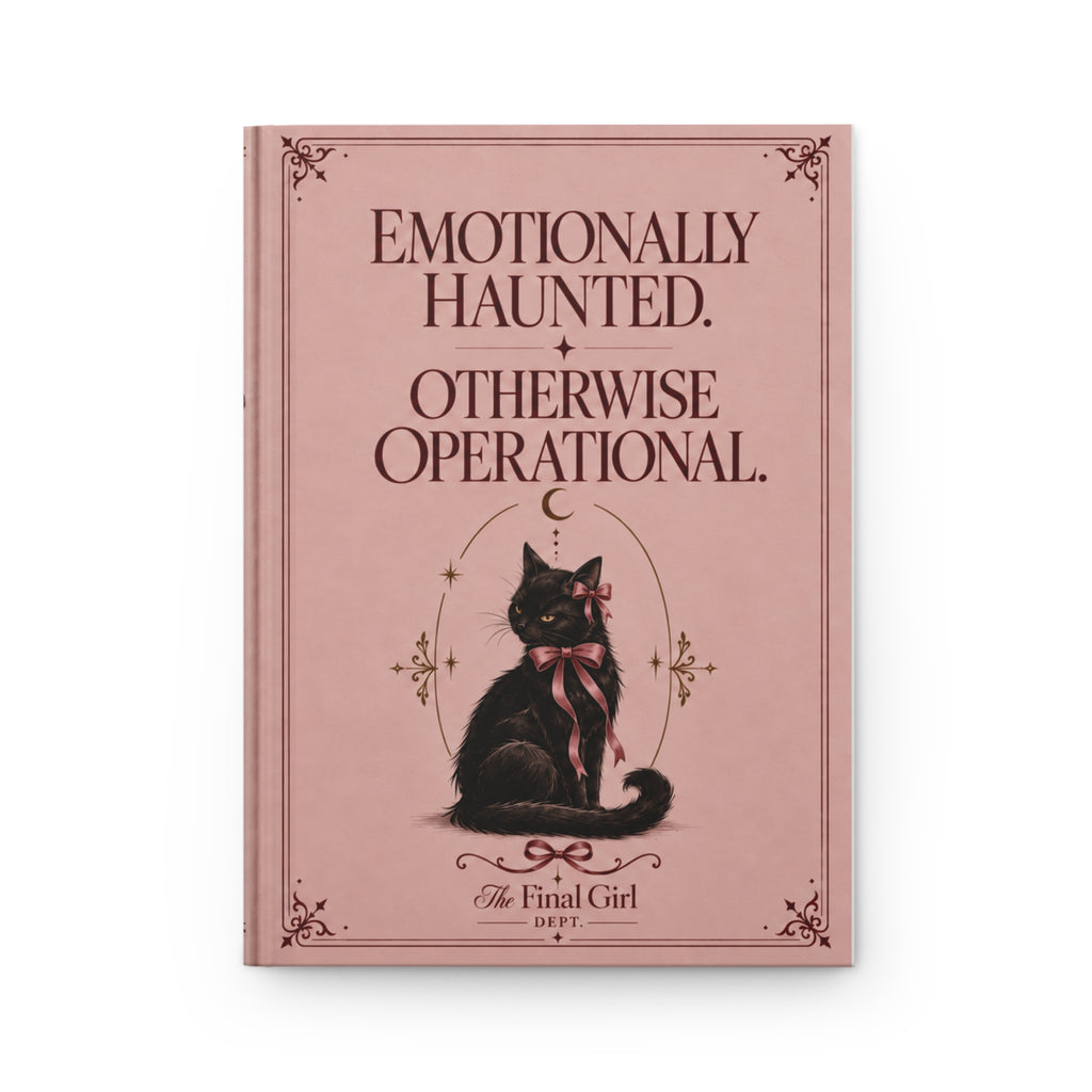 Emotionally Haunted Hardcover Journal