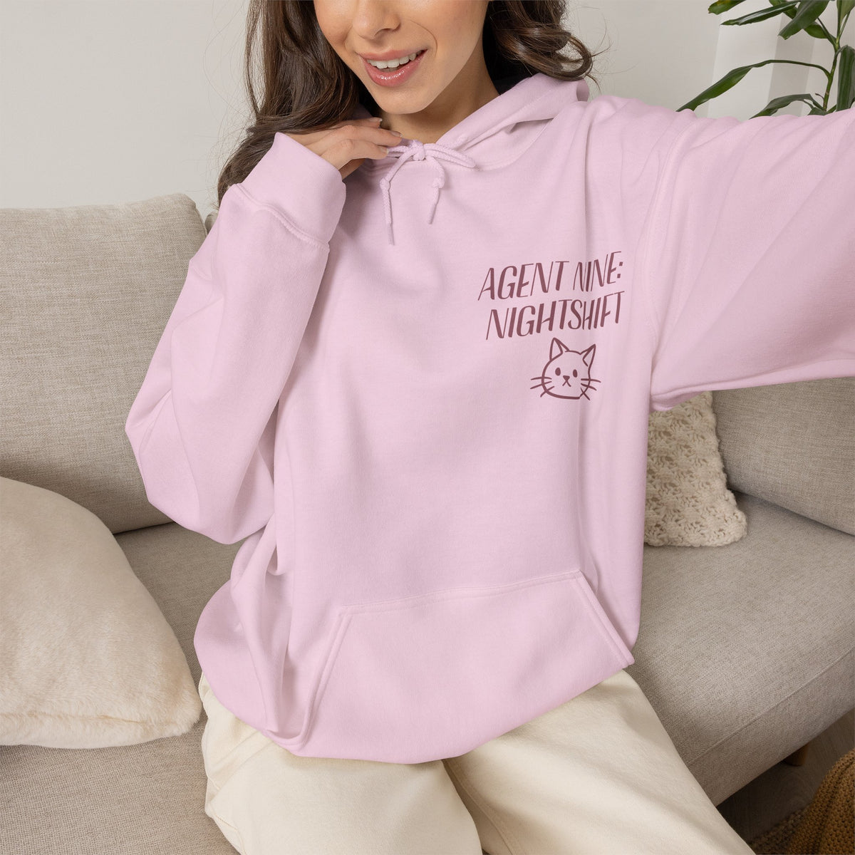 'Agent 9: Night Shift' Graphic Pullover