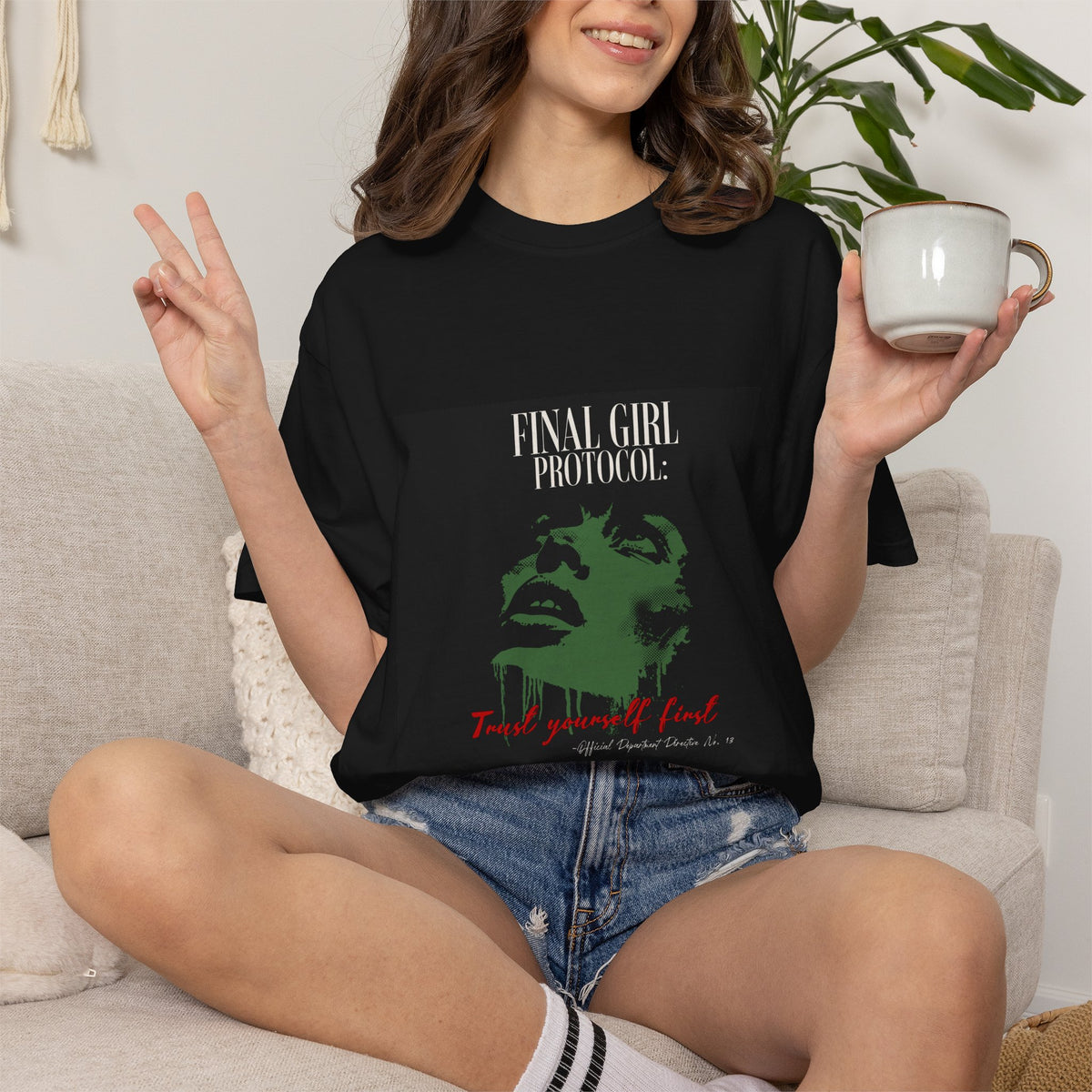 Final Girl Protocol Graphic Tee