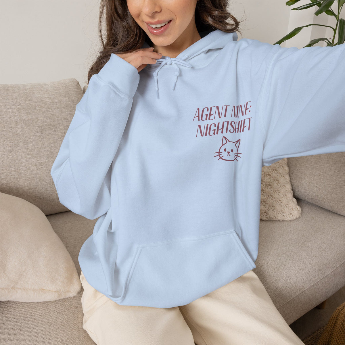 'Agent 9: Night Shift' Graphic Pullover