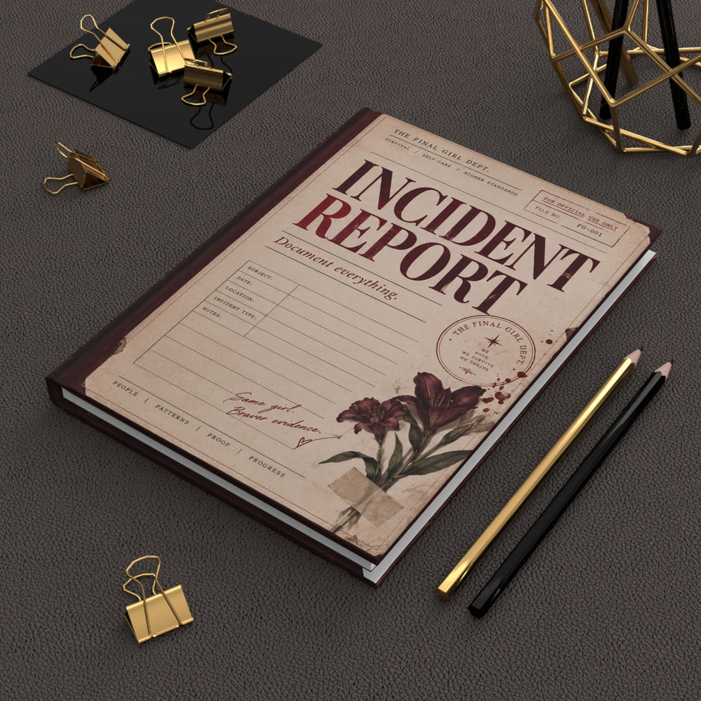 Incident Report Hardcover Journal