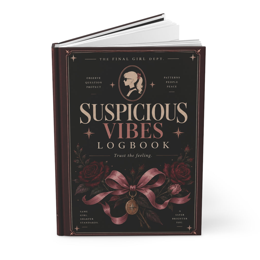 Suspicious Vibes Hardcover Lined Journal V1