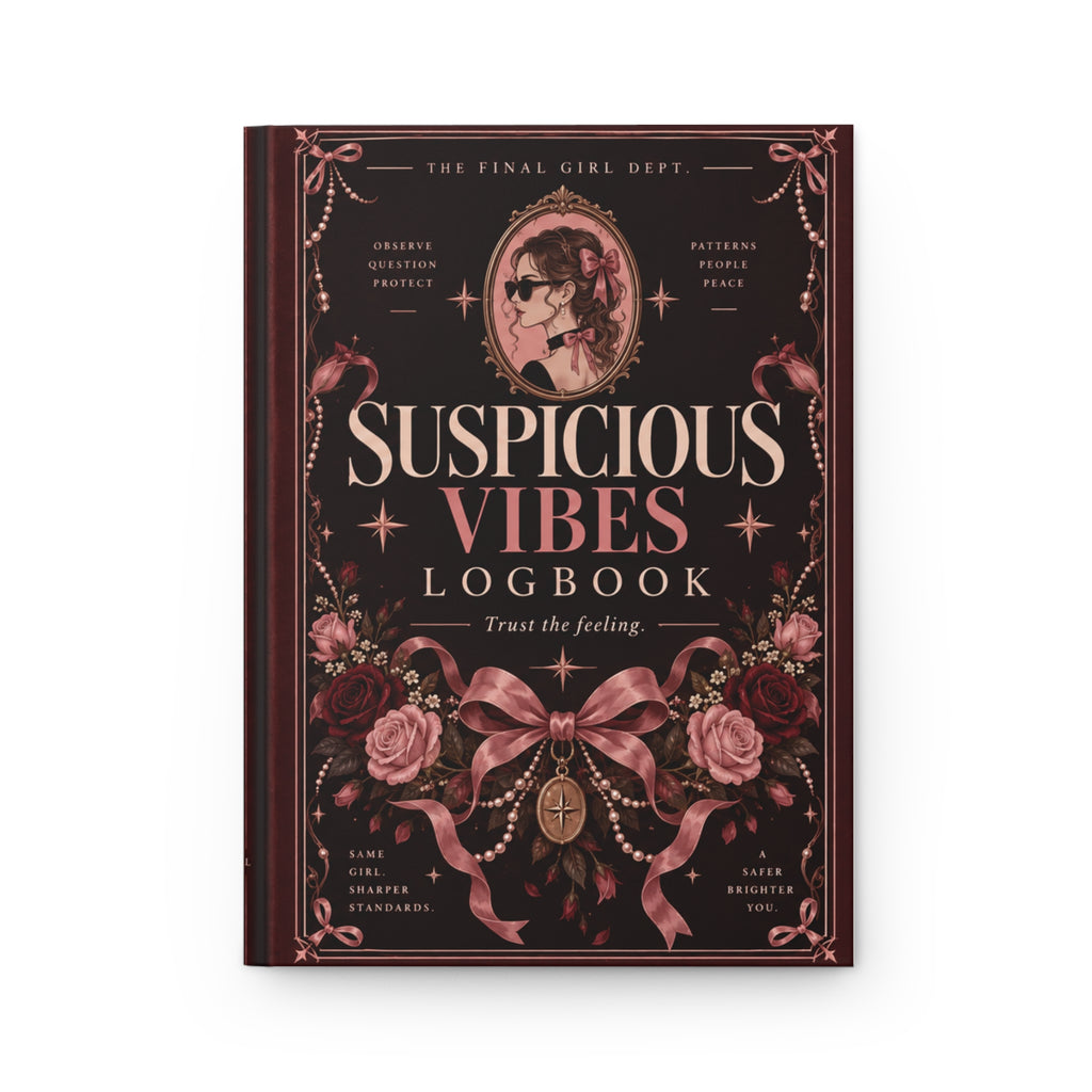 Suspicious Vibes Hardcover Lined Journal V3