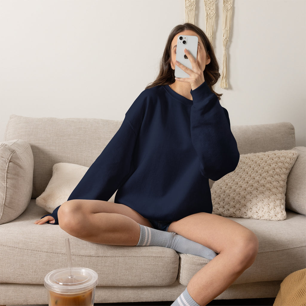 Crewneck Sweatshirt — “Final Girl Field Uniform” Graphic Pullover