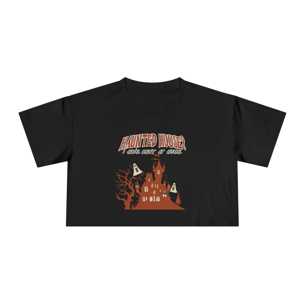Haunted House Crop Tee