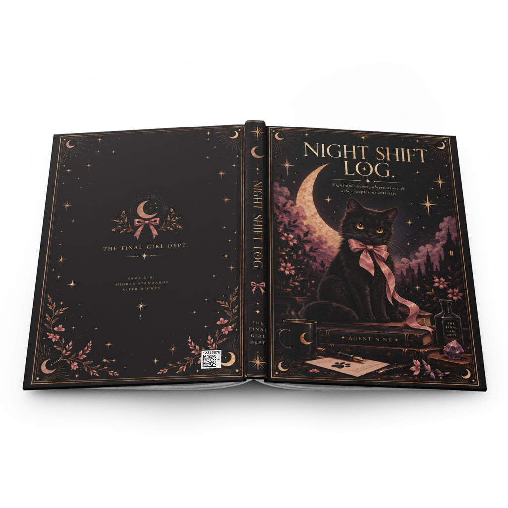 Night Shift Log Hardcover Journal