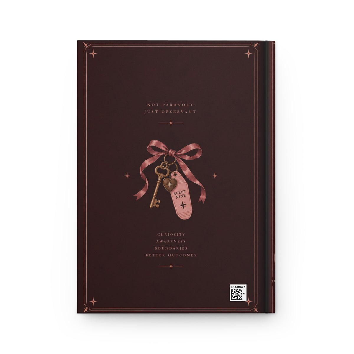 Suspicious Vibes Hardcover Lined Journal V1