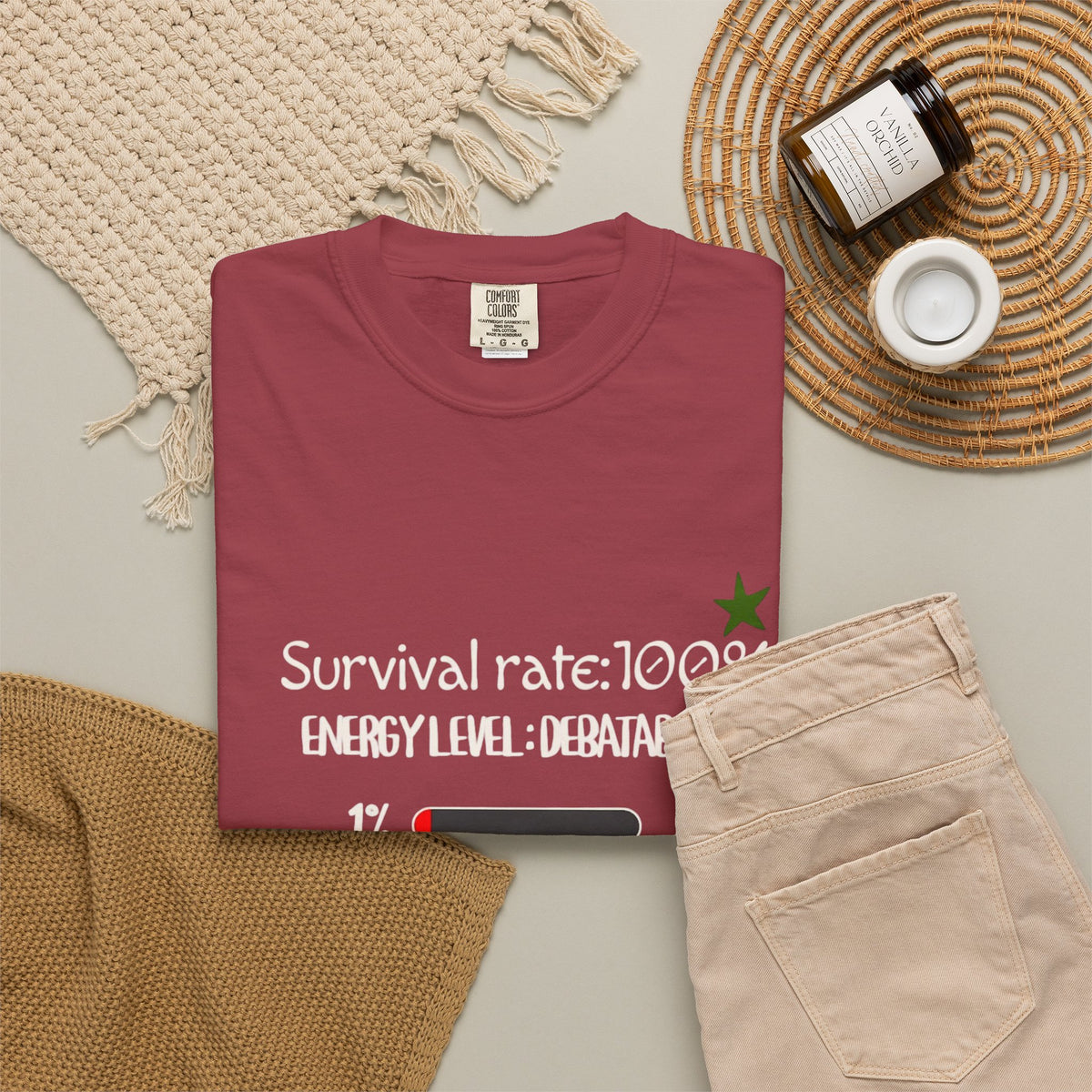 Survival Rate 100% Graphic T-Shirt