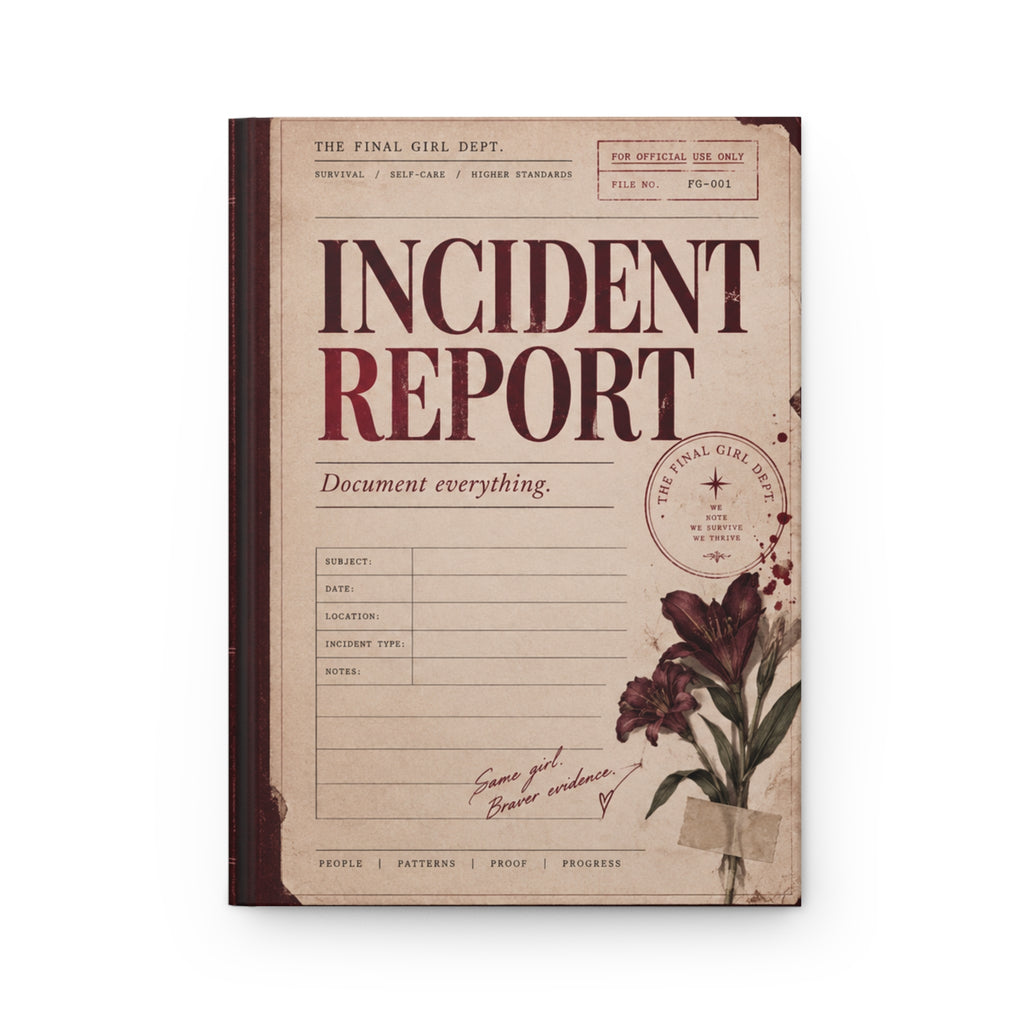 Incident Report Hardcover Journal