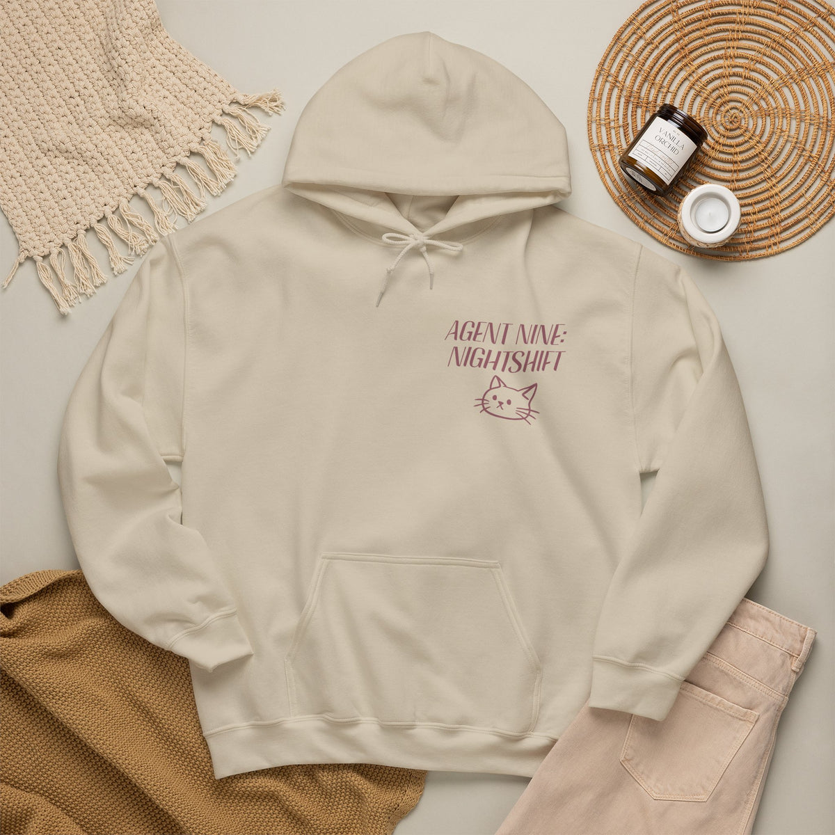'Agent 9: Night Shift' Graphic Pullover