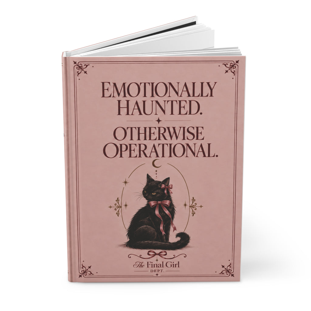 Emotionally Haunted Hardcover Journal