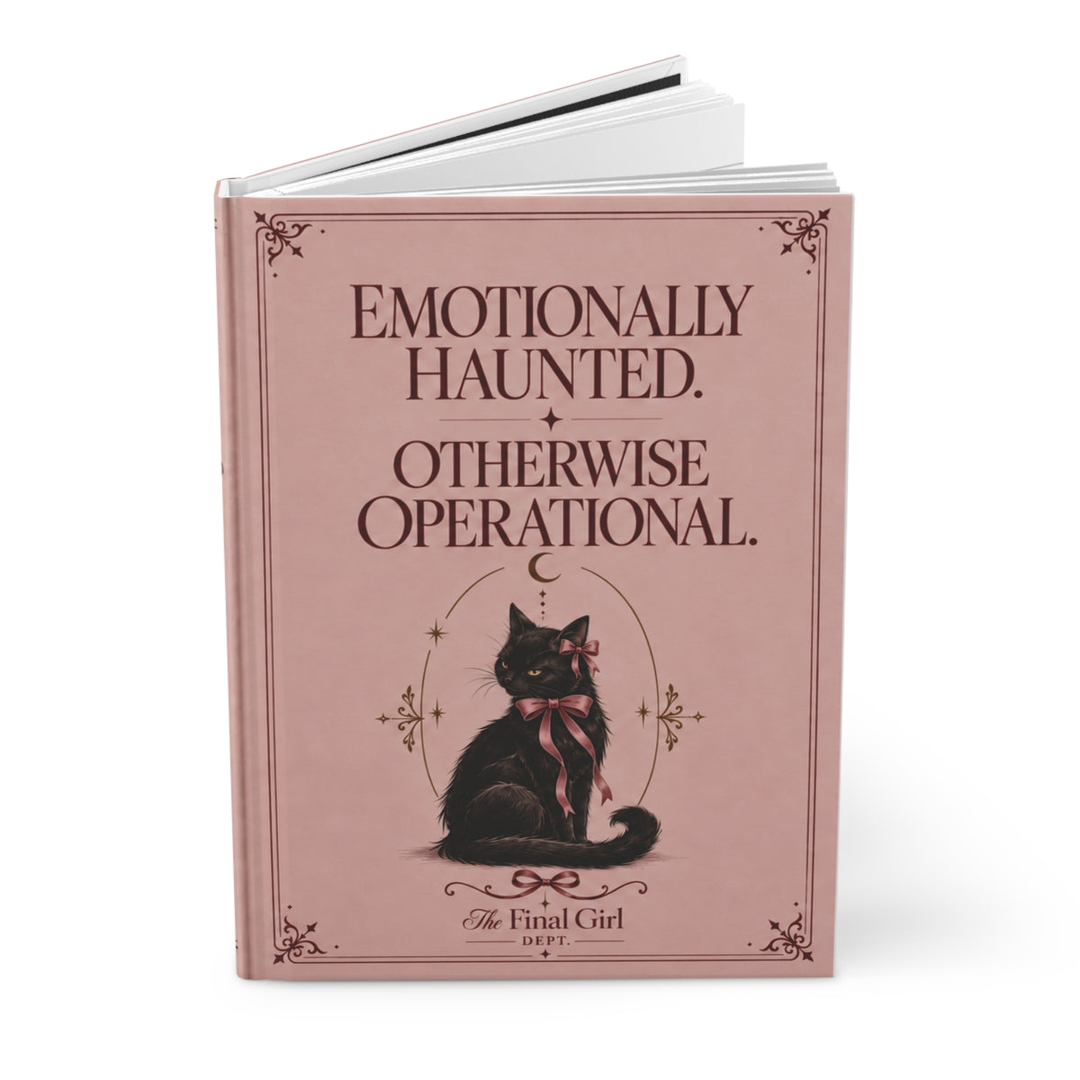 Emotionally Haunted Hardcover Journal