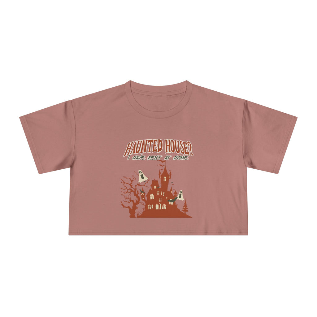Haunted House Crop Tee