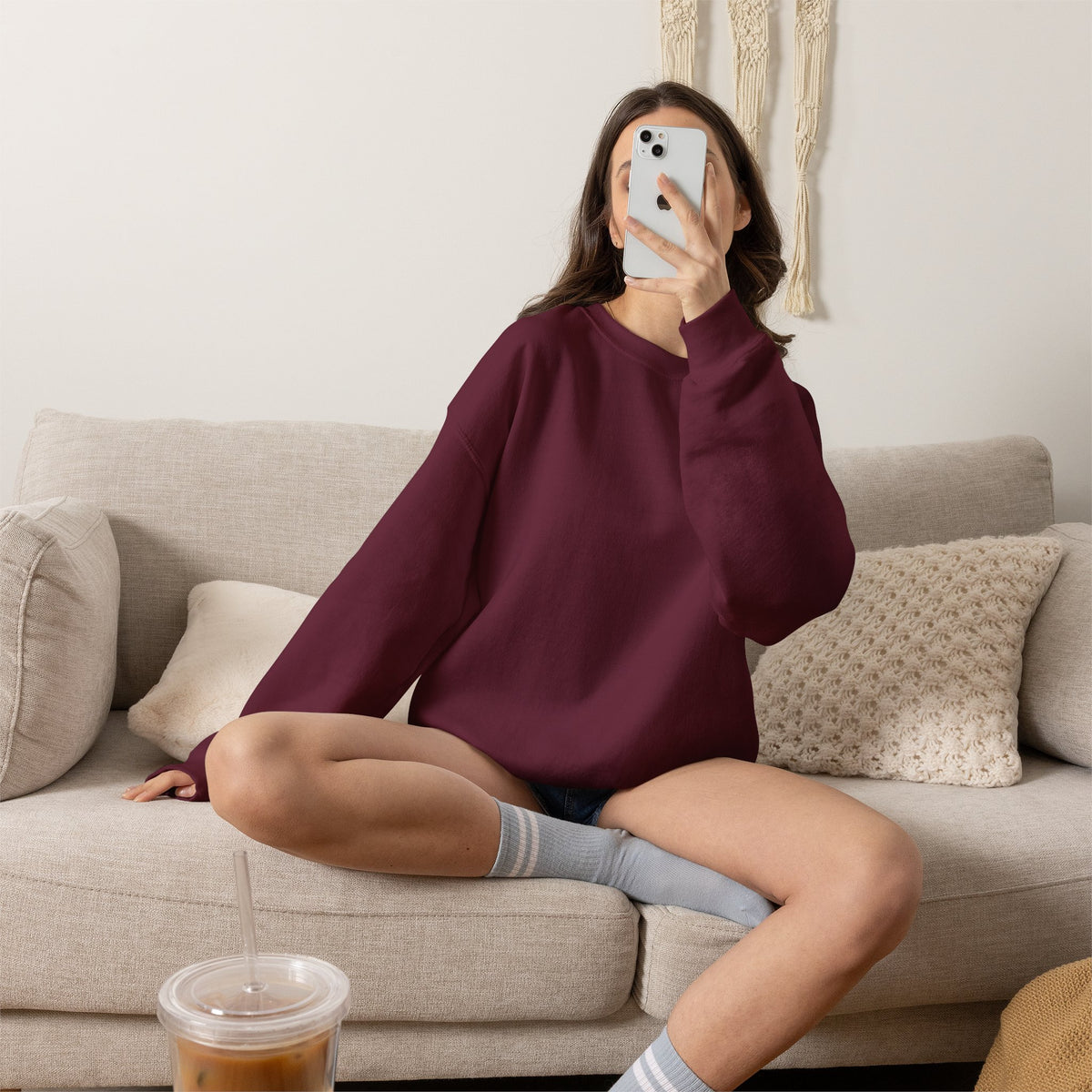 Crewneck Sweatshirt — “Final Girl Field Uniform” Graphic Pullover