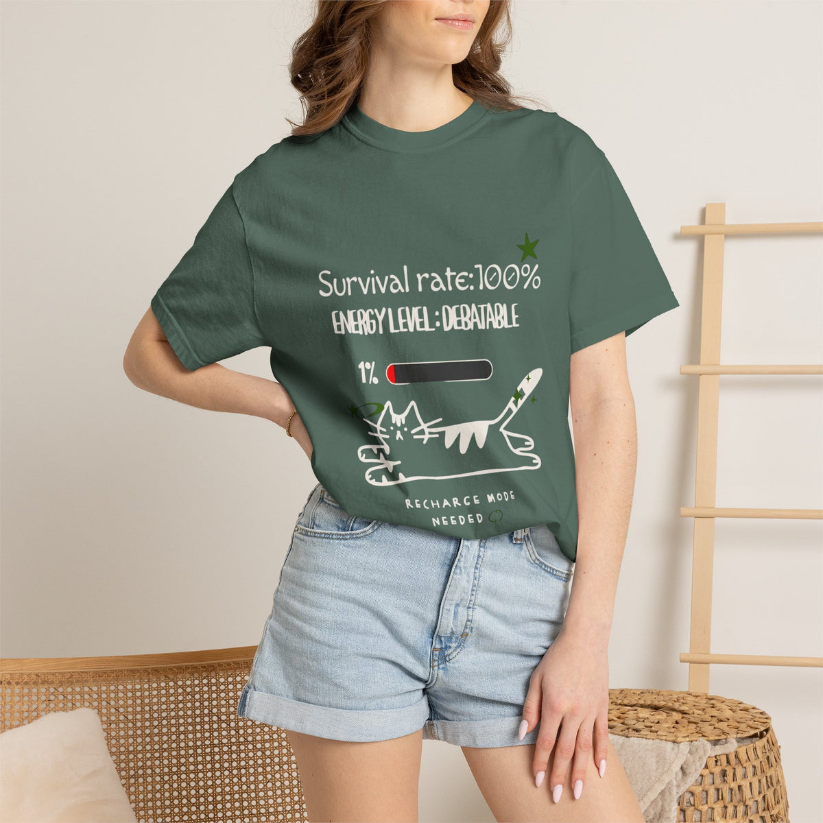 Survival Rate 100% Graphic T-Shirt