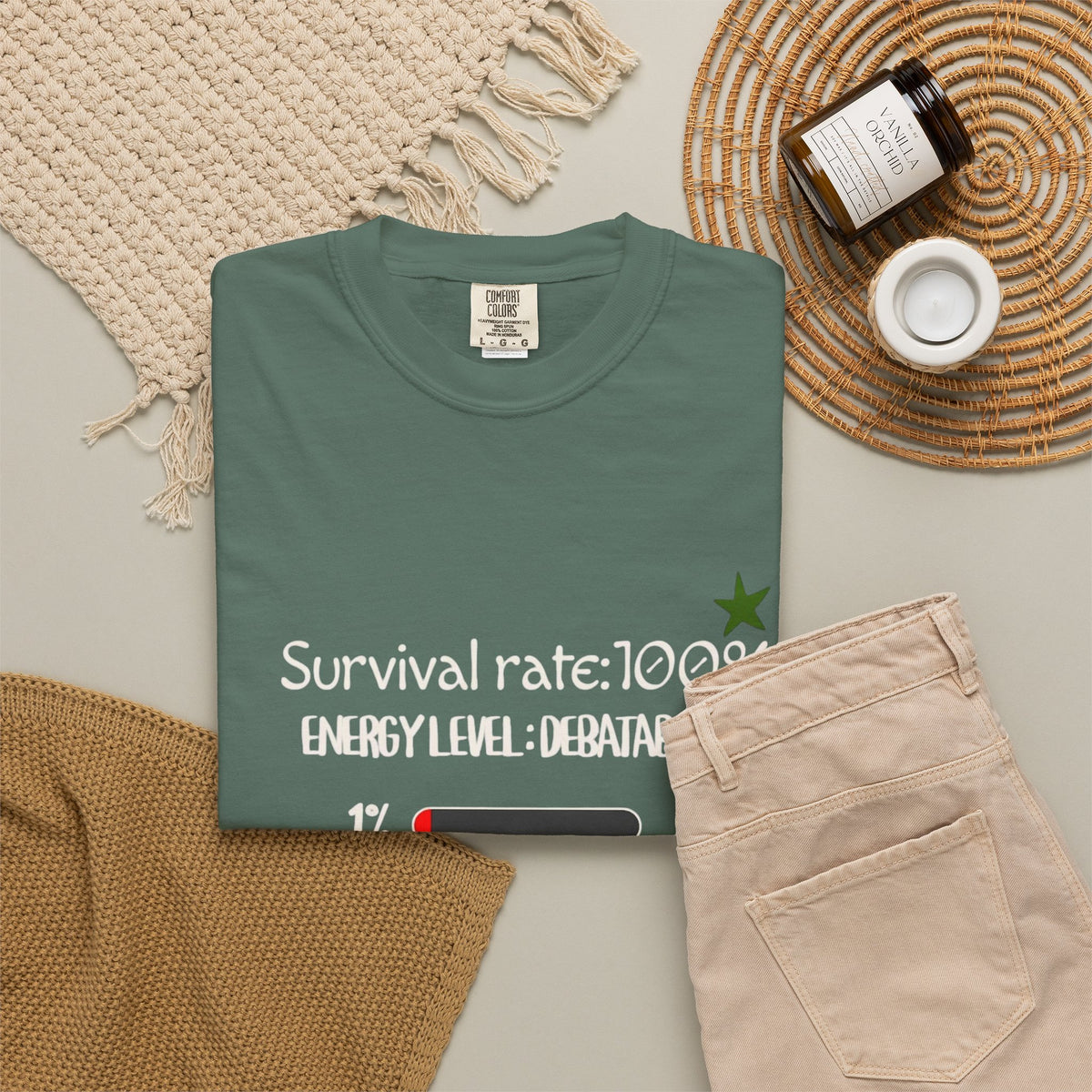 Survival Rate 100% Graphic T-Shirt