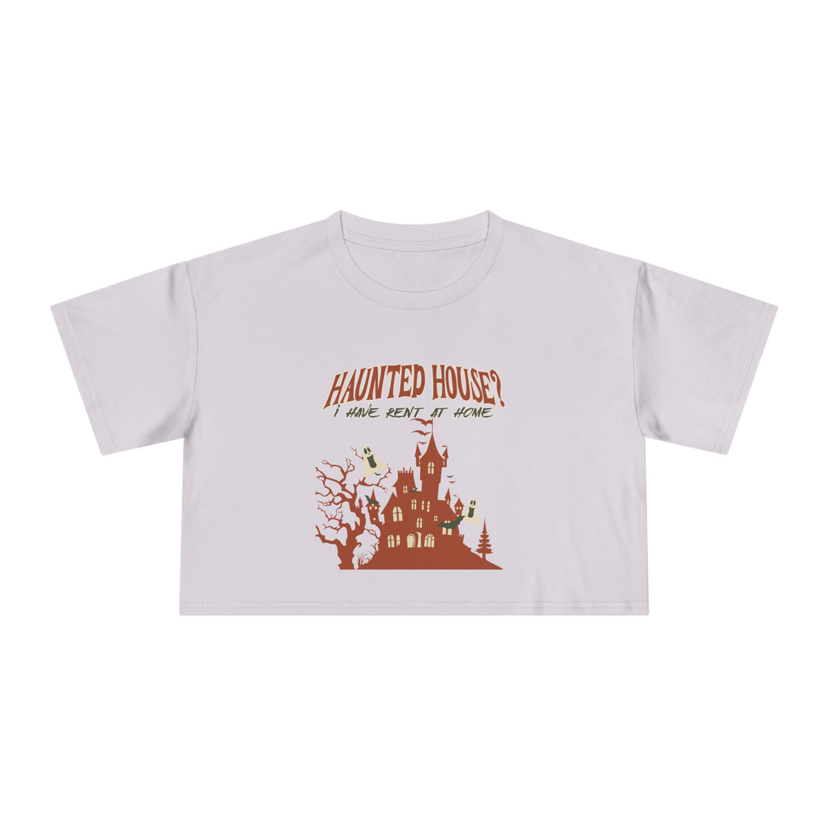 Haunted House Crop Tee