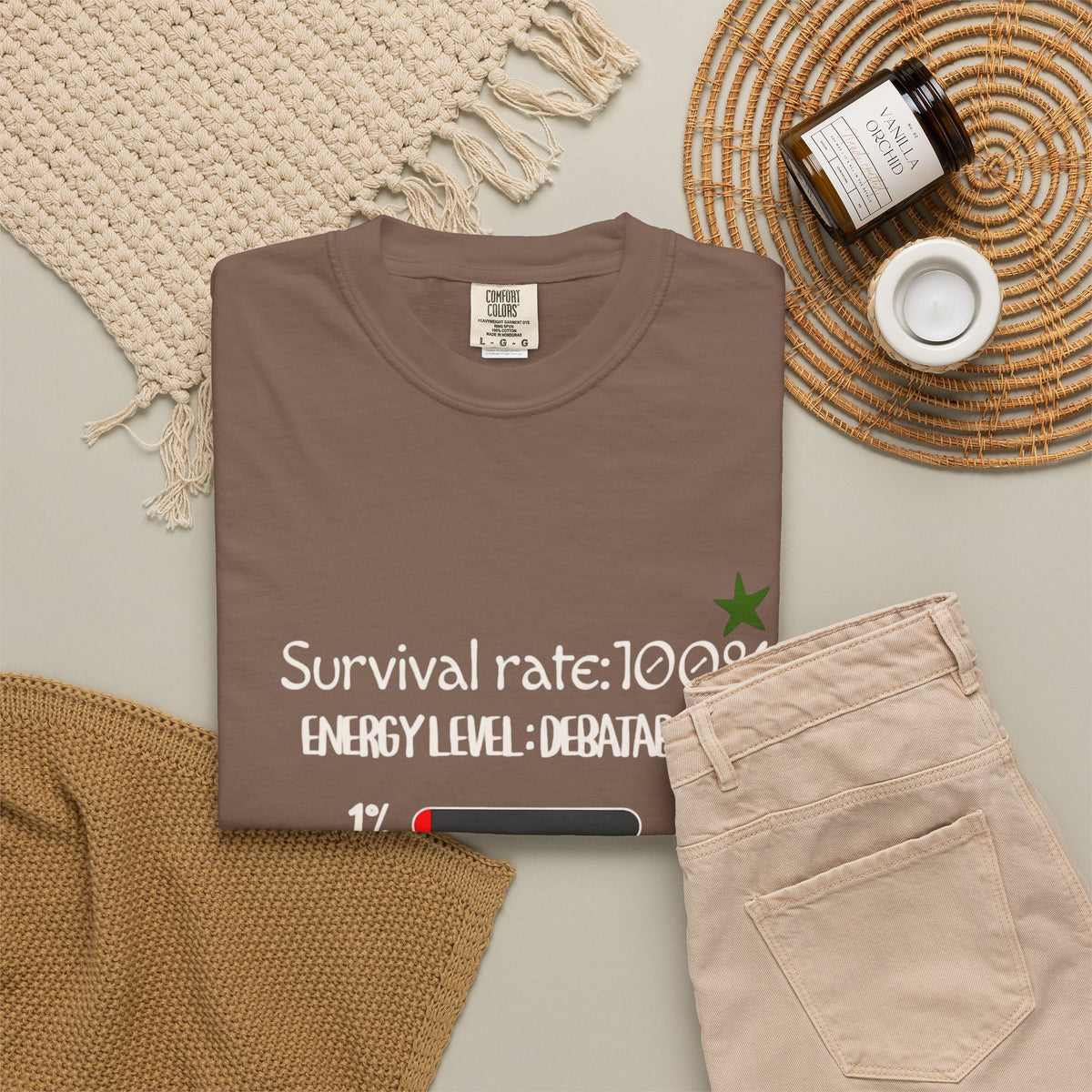 Survival Rate 100% Graphic T-Shirt