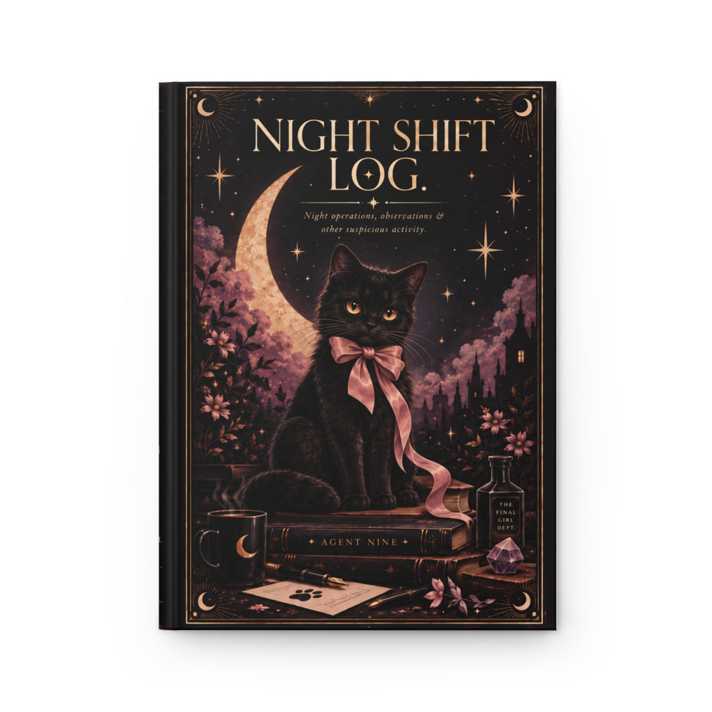 Night Shift Log Hardcover Journal