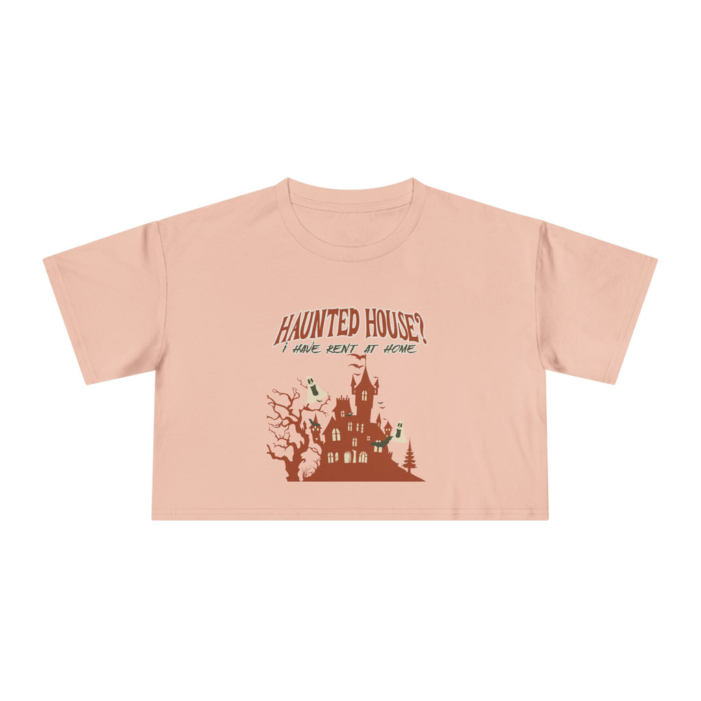 Haunted House Crop Tee