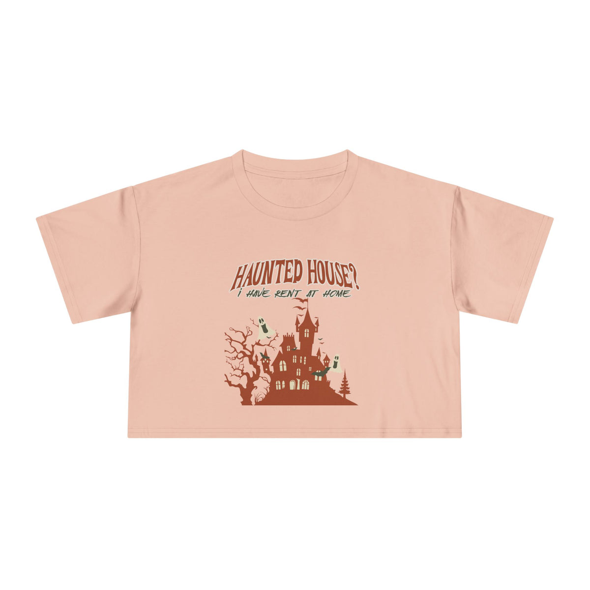 Haunted House Crop Tee