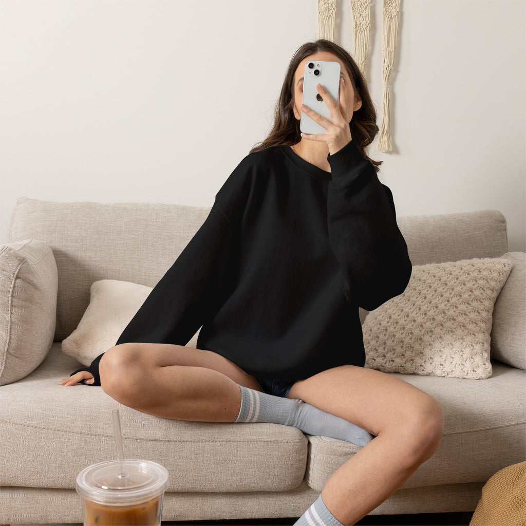 Crewneck Sweatshirt — “Final Girl Field Uniform” Graphic Pullover