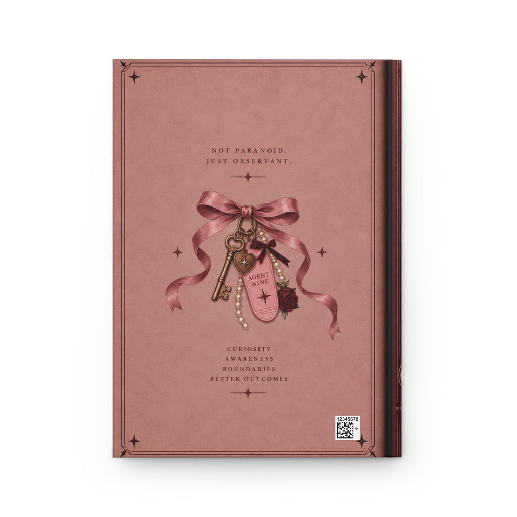 Suspicious Vibes Hardcover Lined Journal V2