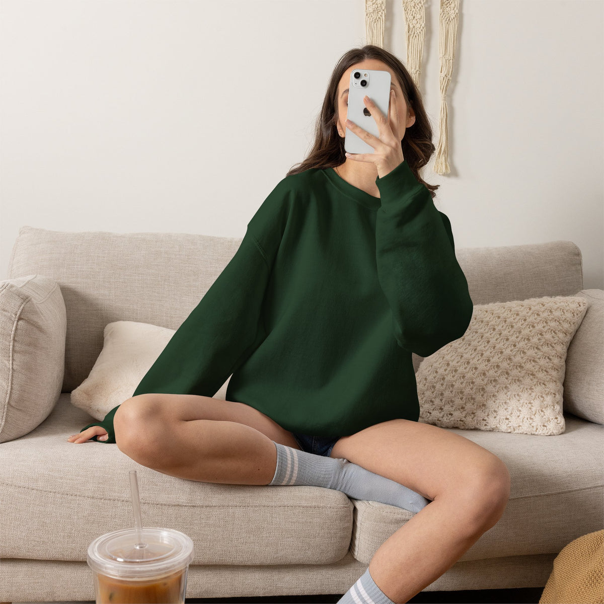 Crewneck Sweatshirt — “Final Girl Field Uniform” Graphic Pullover