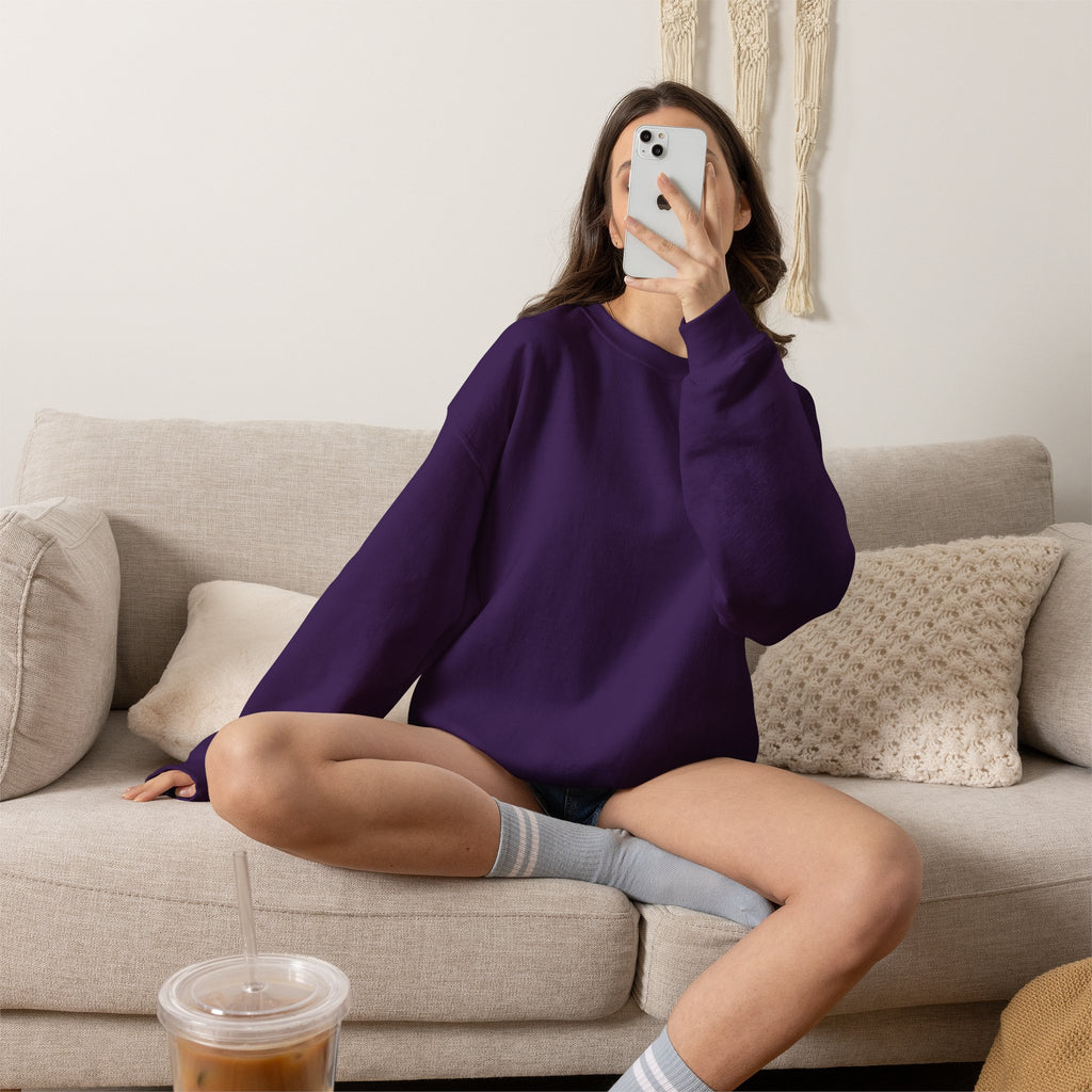 Crewneck Sweatshirt — “Final Girl Field Uniform” Graphic Pullover