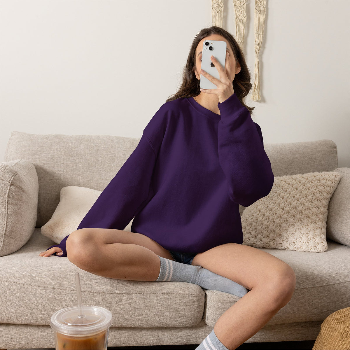 Crewneck Sweatshirt — “Final Girl Field Uniform” Graphic Pullover