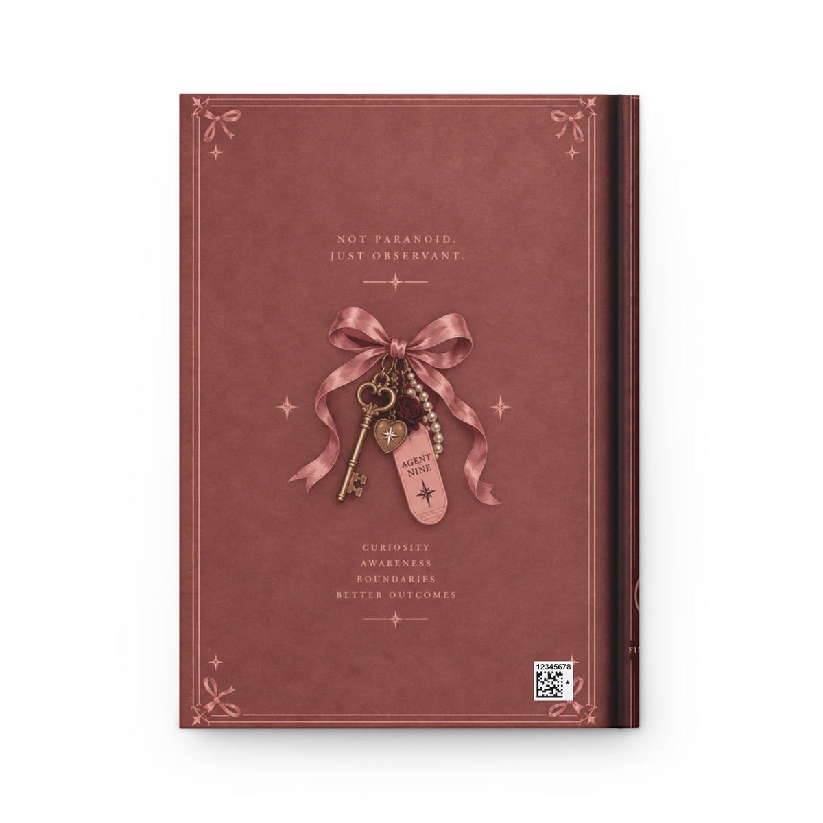 Suspicious Vibes Hardcover Lined Journal V3