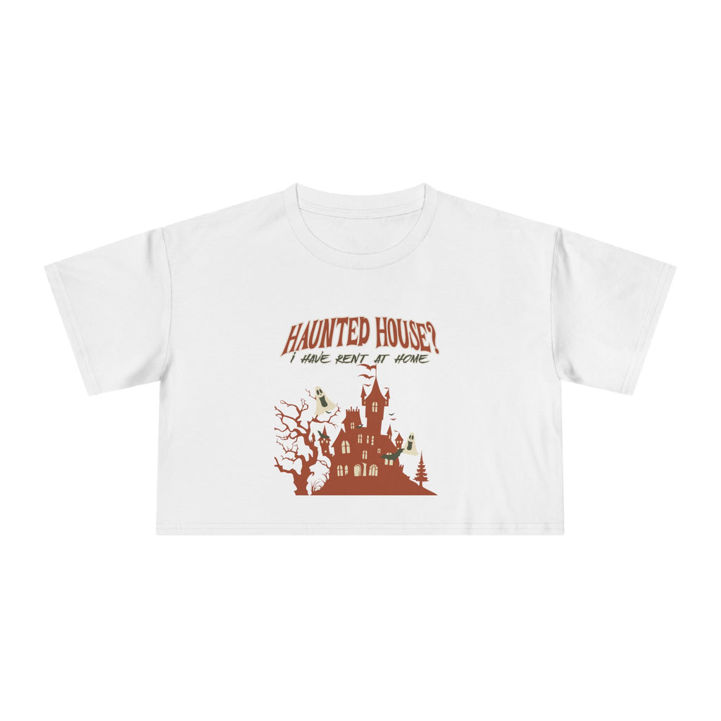 Haunted House Crop Tee