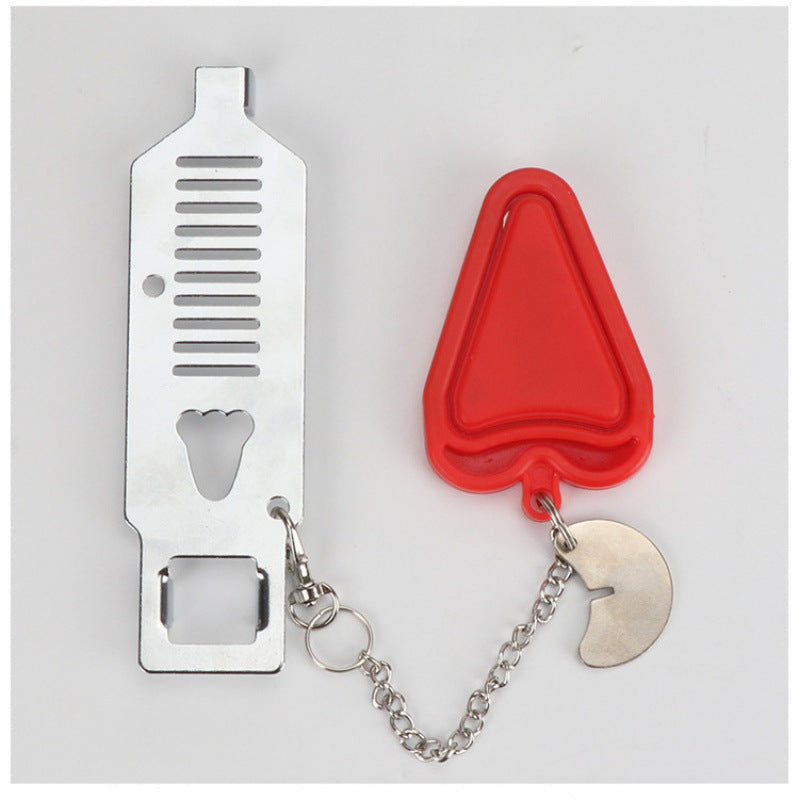 Portable door latch lock