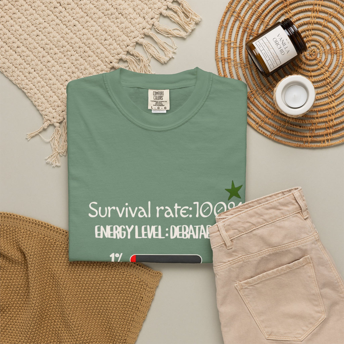 Survival Rate 100% Graphic T-Shirt
