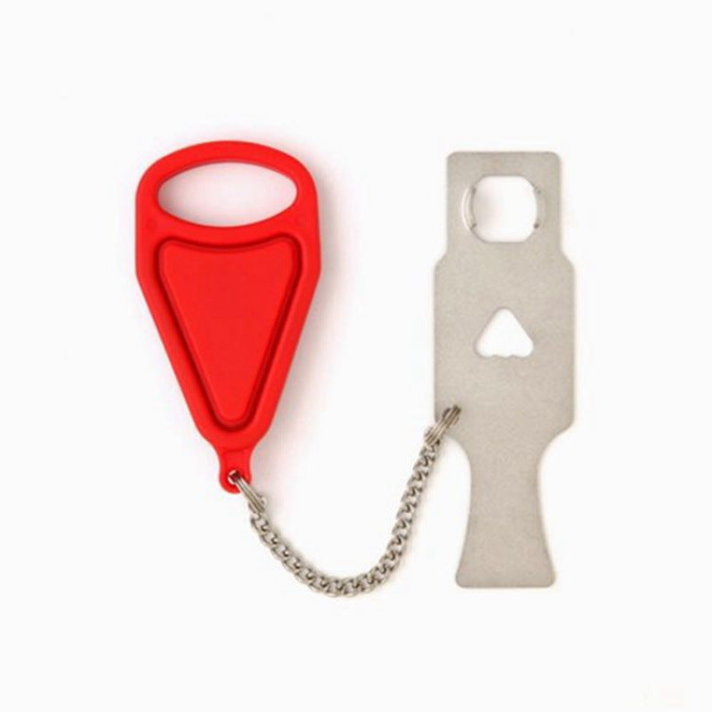 Portable door latch lock